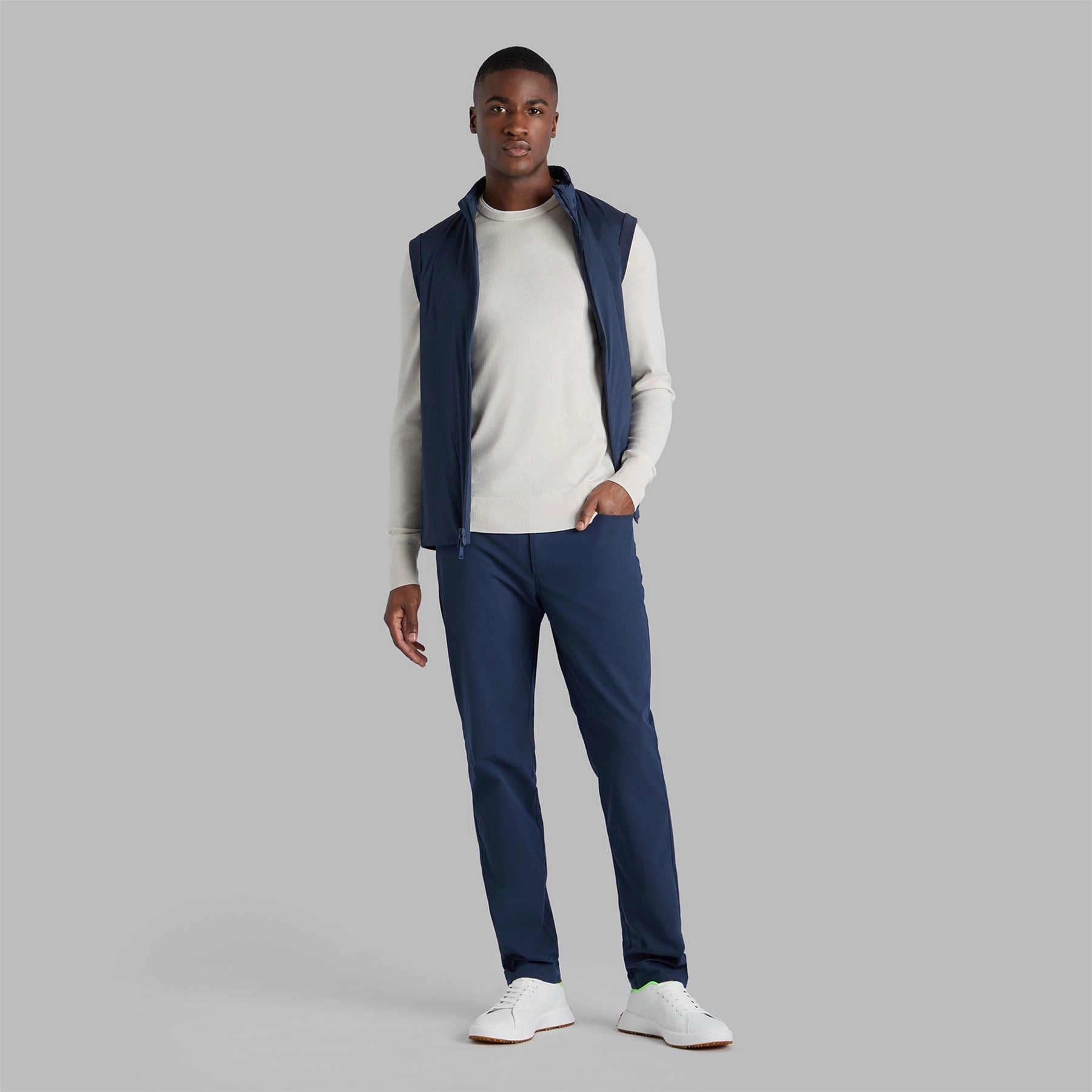 The Maverick Hybrid Stretch Vest Twilight G/Fore men's golf fashion
