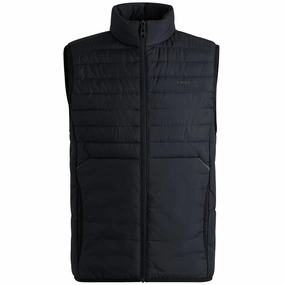 Thor 2 Full Zip Gilet Dark Blue Boss men's fashion and office attire