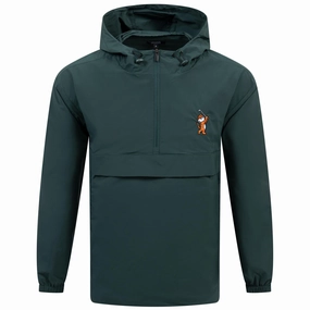 Tiger Buckets Nylon Anorak Evergreen Malbon mens golf lifestyle wear