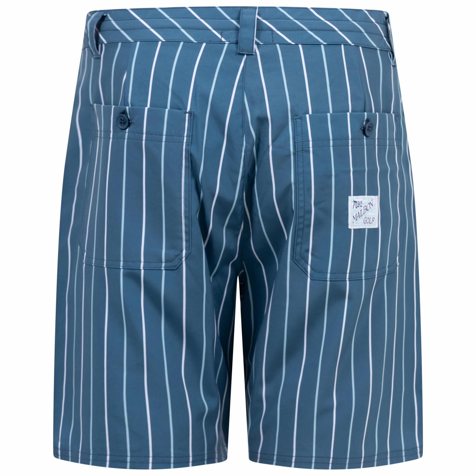 Tonino Hybrid Printed Shorts Ocean Malbon Men's Golf Lifestyle Wear