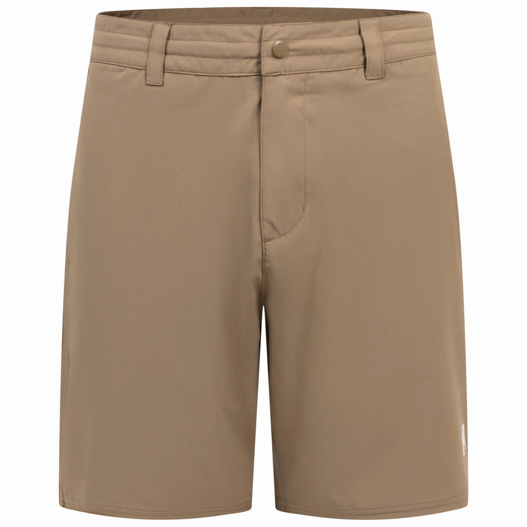 Tonino Hybrid Solid Shorts Dark Khaki Malbon Men's Golf Lifestyle Wear