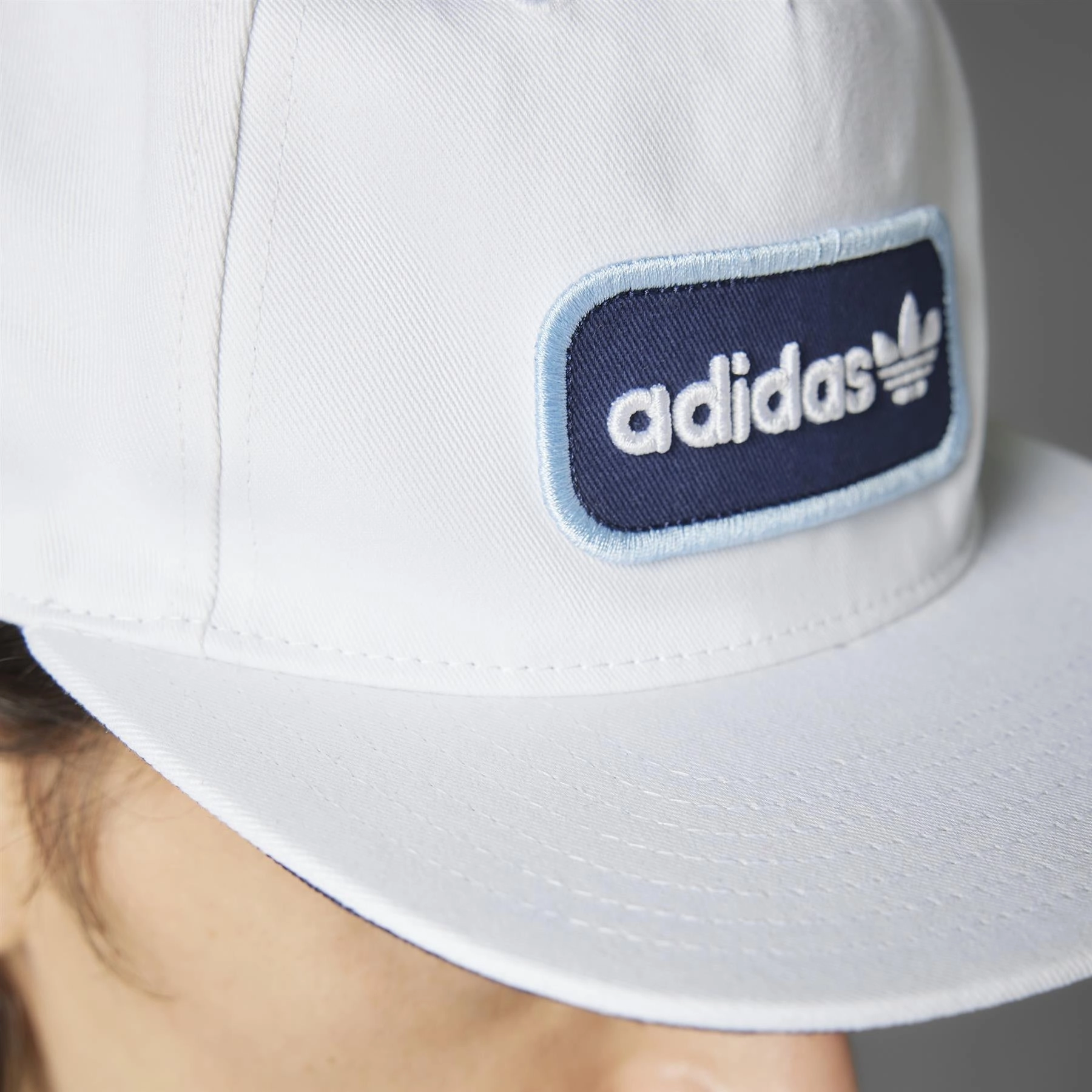 Tour Archive 5 Panel Patch Hat White Adidas Men's Apparel