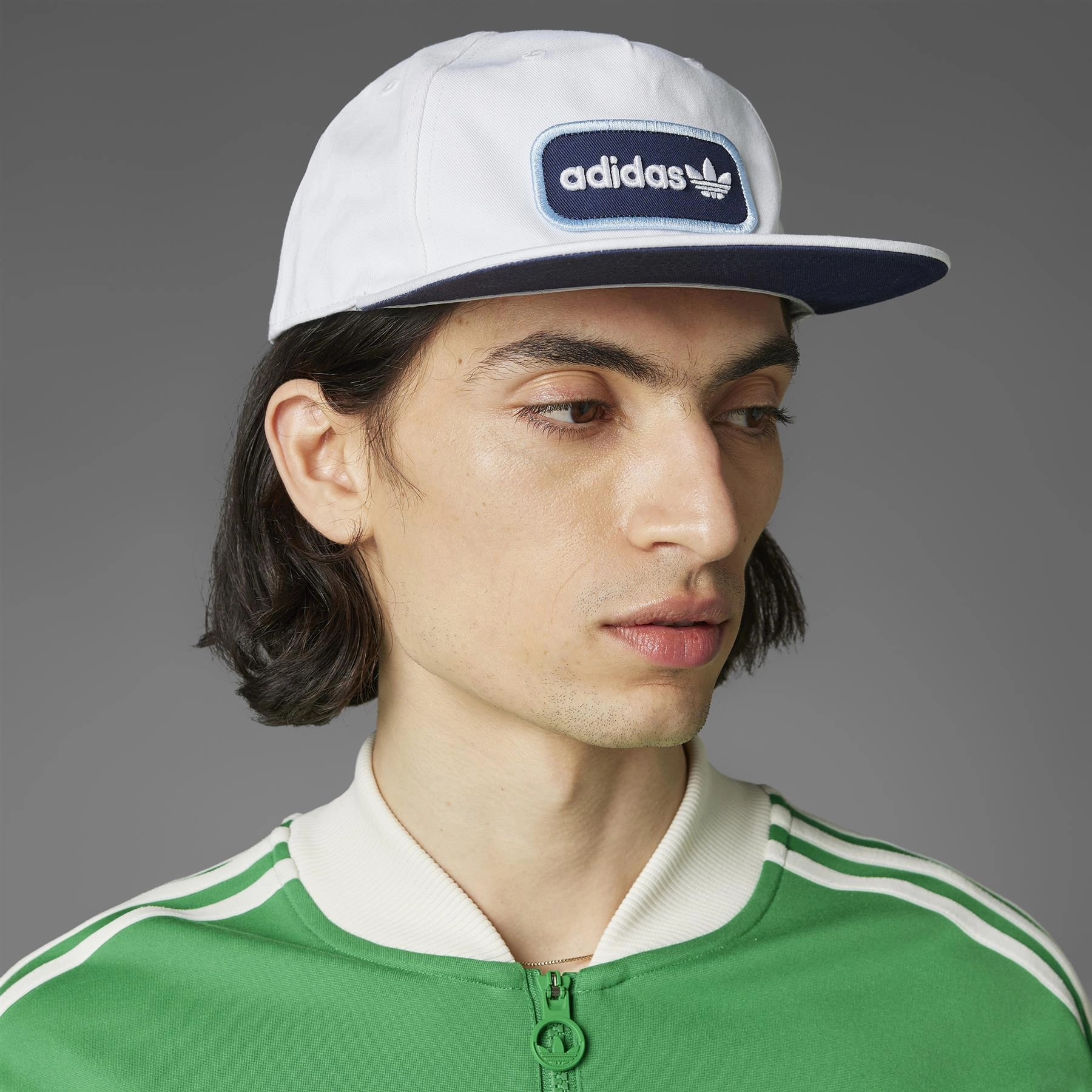 Tour Archive 5 Panel Patch Hat White Adidas Men's Apparel