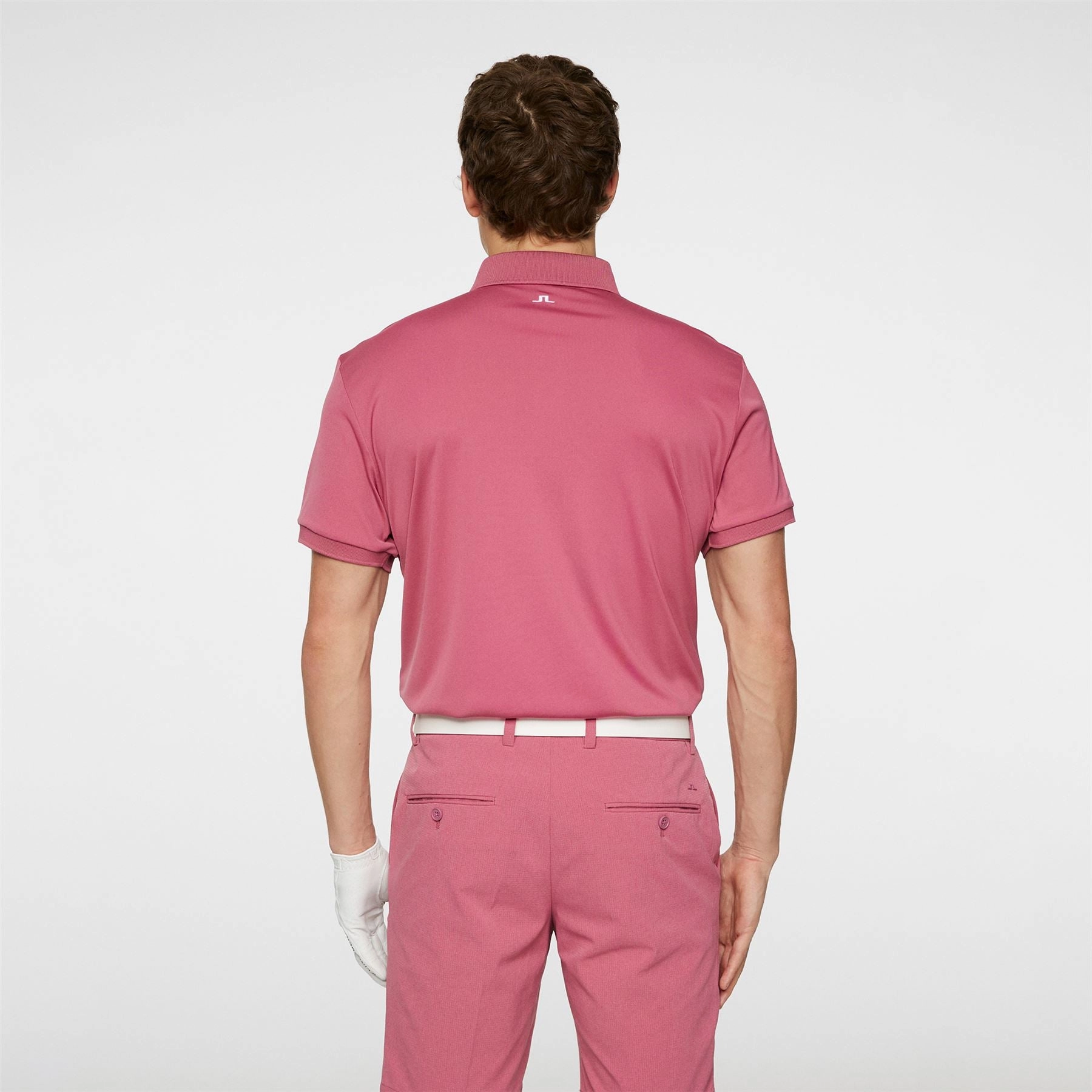 Tour Tech Polo Rose Wine J.Lindeberg Golfwear for Men