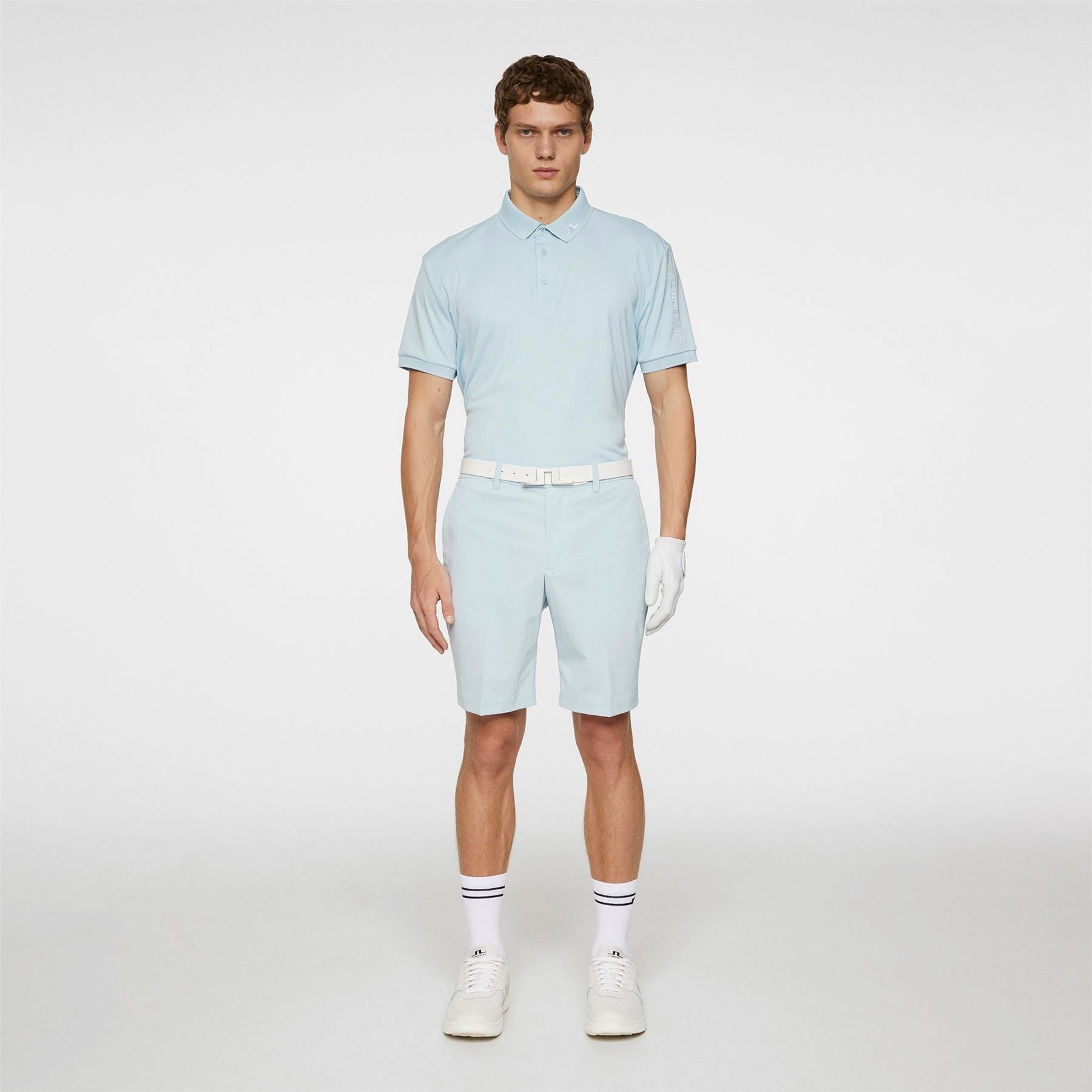 Tour Tech Polo Winter Sky J.Lindeberg Golfwear for Men
