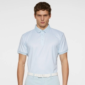 Tour Tech Print Polo Shadow Bridge Winter Sky Premium J.Lindeberg menswear