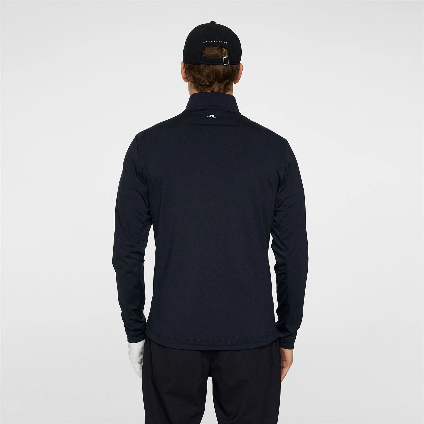 Tour Tech Quarter Zip Mid Layer JL Navy J.Lindeberg Golfwear for Men