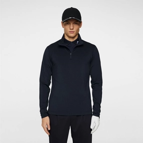 Tour Tech Quarter Zip Mid Layer JL Navy Premium J.Lindeberg menswear