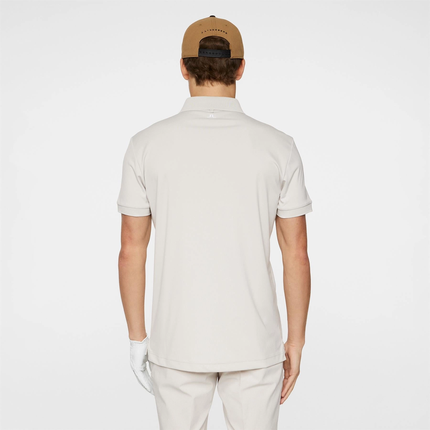 Tour Tech Regular Fit Polo Moonbeam J.Lindeberg Golfwear for Men