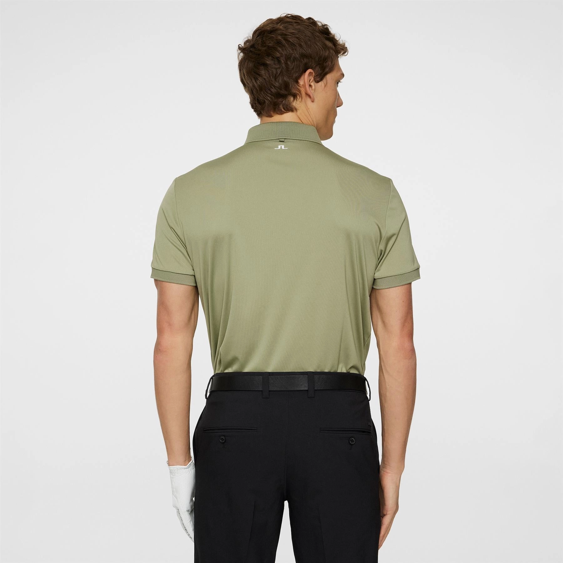Tour Tech Regular Fit Polo Oil Green J.Lindeberg Golfwear for Men