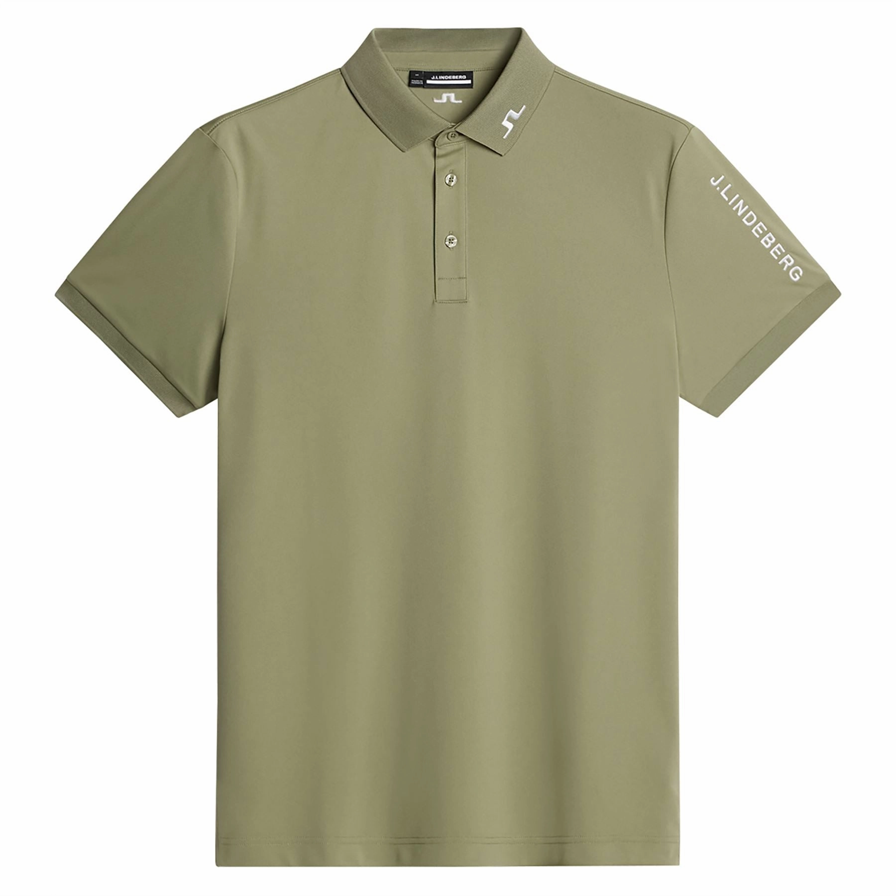 Tour Tech Regular Fit Polo Oil Green J.Lindeberg Golfwear for Men