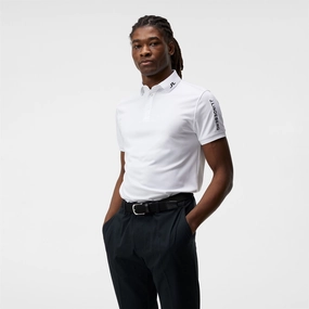 Tour Tech Regular Fit TX Jersey Polo White Premium J.Lindeberg menswear