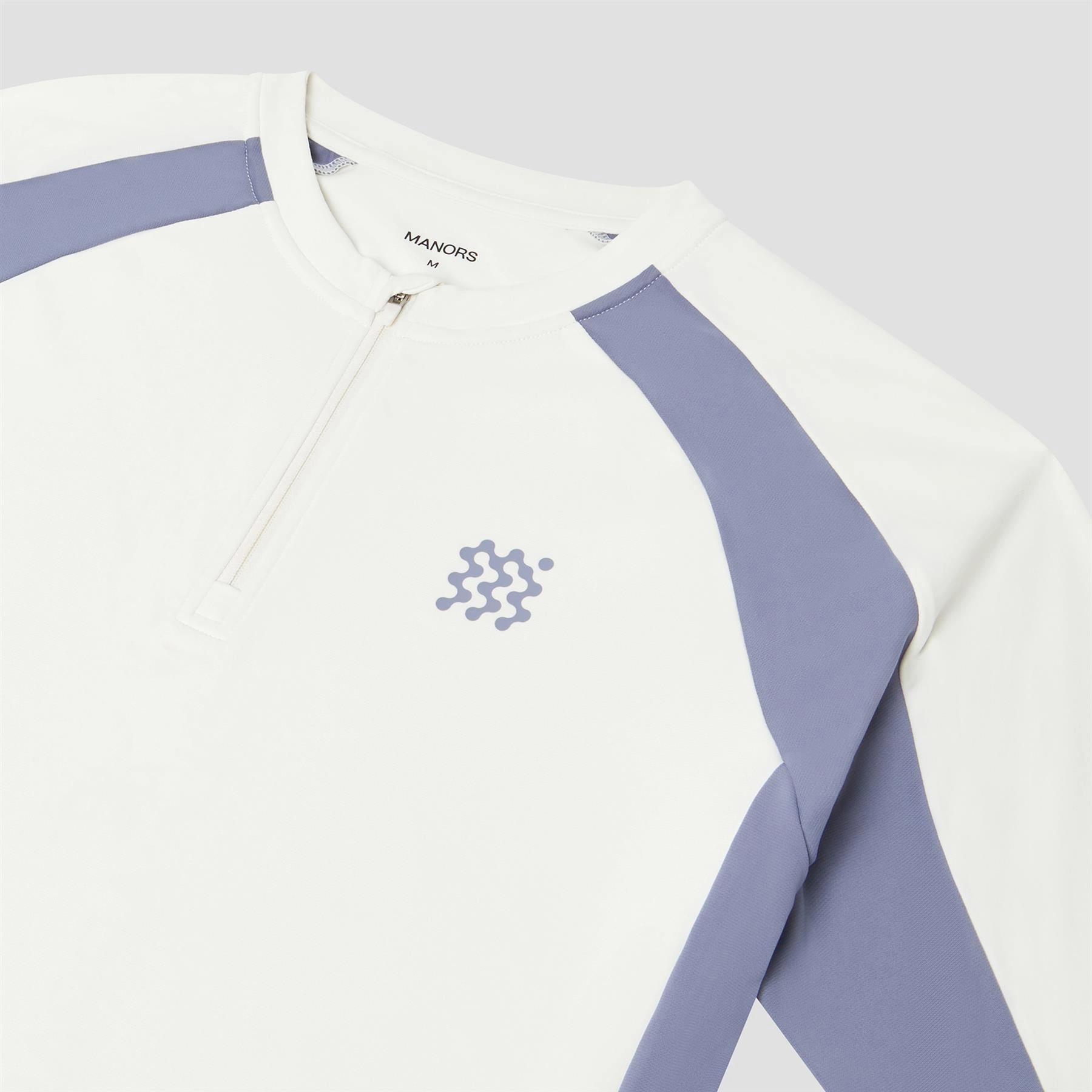 Tour Zip Polo Blue Manors Men's Classic Apparel