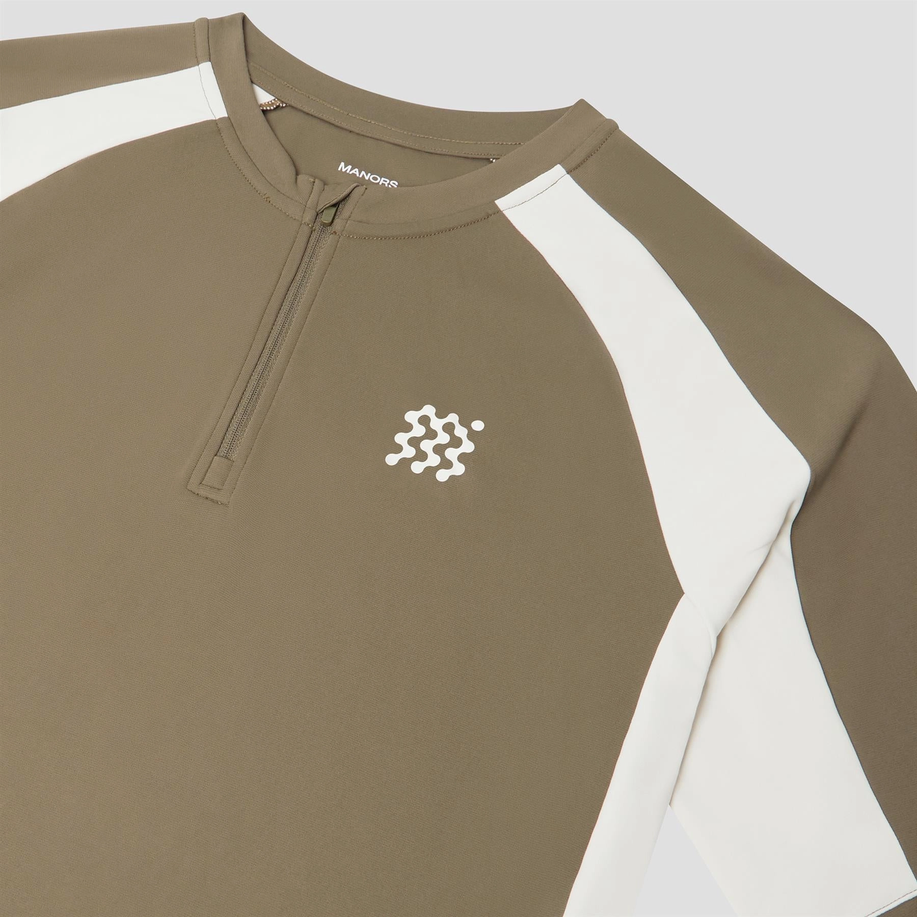 Tour Zip Polo Olive Manors Men's Classic Apparel