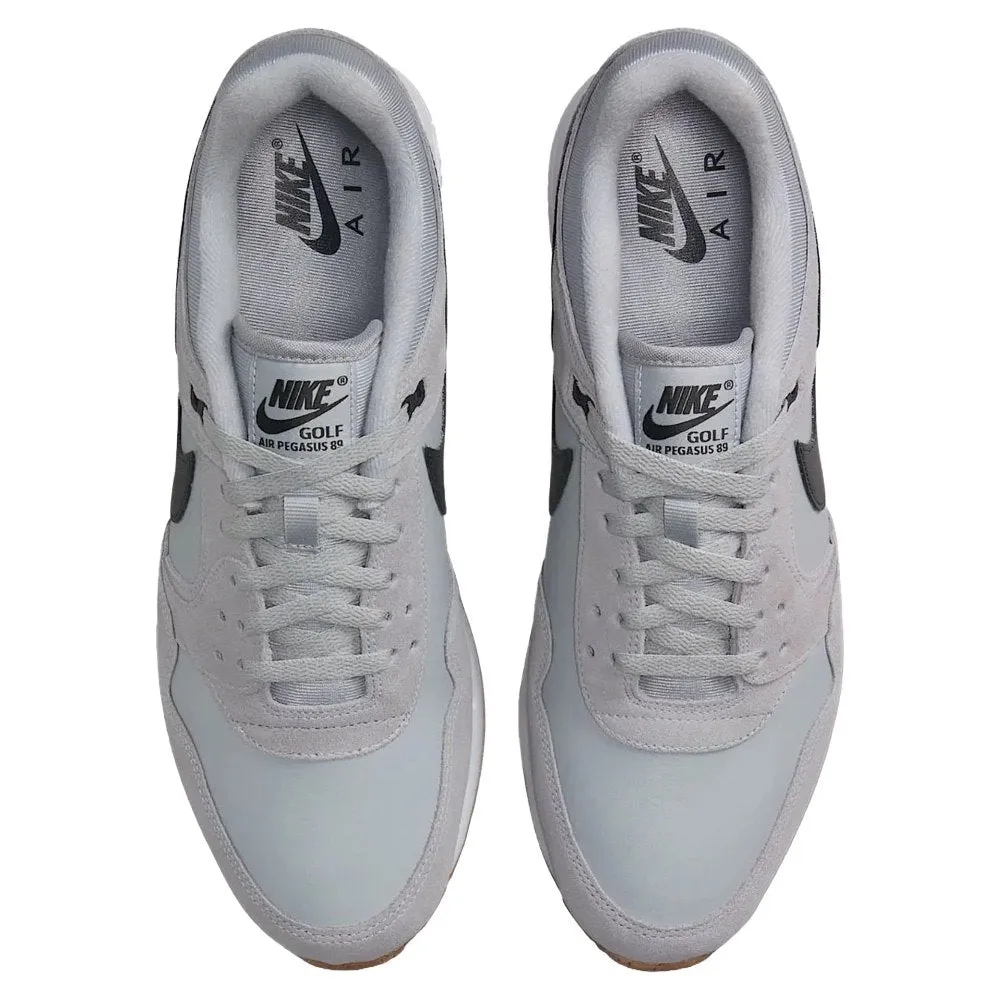 Classic Low Tops Nike Air Pegasus '89 Spikeless Golf Shoes Wolf Grey/White/Gum Medium Brown/Anthracite - FW25 Unisex Wear-Everywhere Shoes