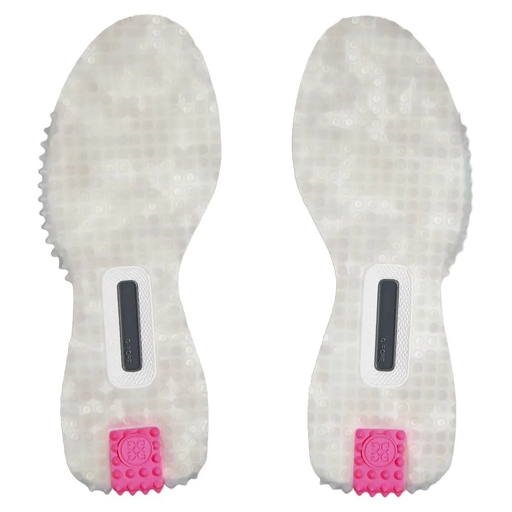 Soft Insole Shoes Gfore G.112 Embossed Skull & Tees Spikeless Golf Shoes Snow/Sardinia - SP25 Men Wide Toe Box Shoes