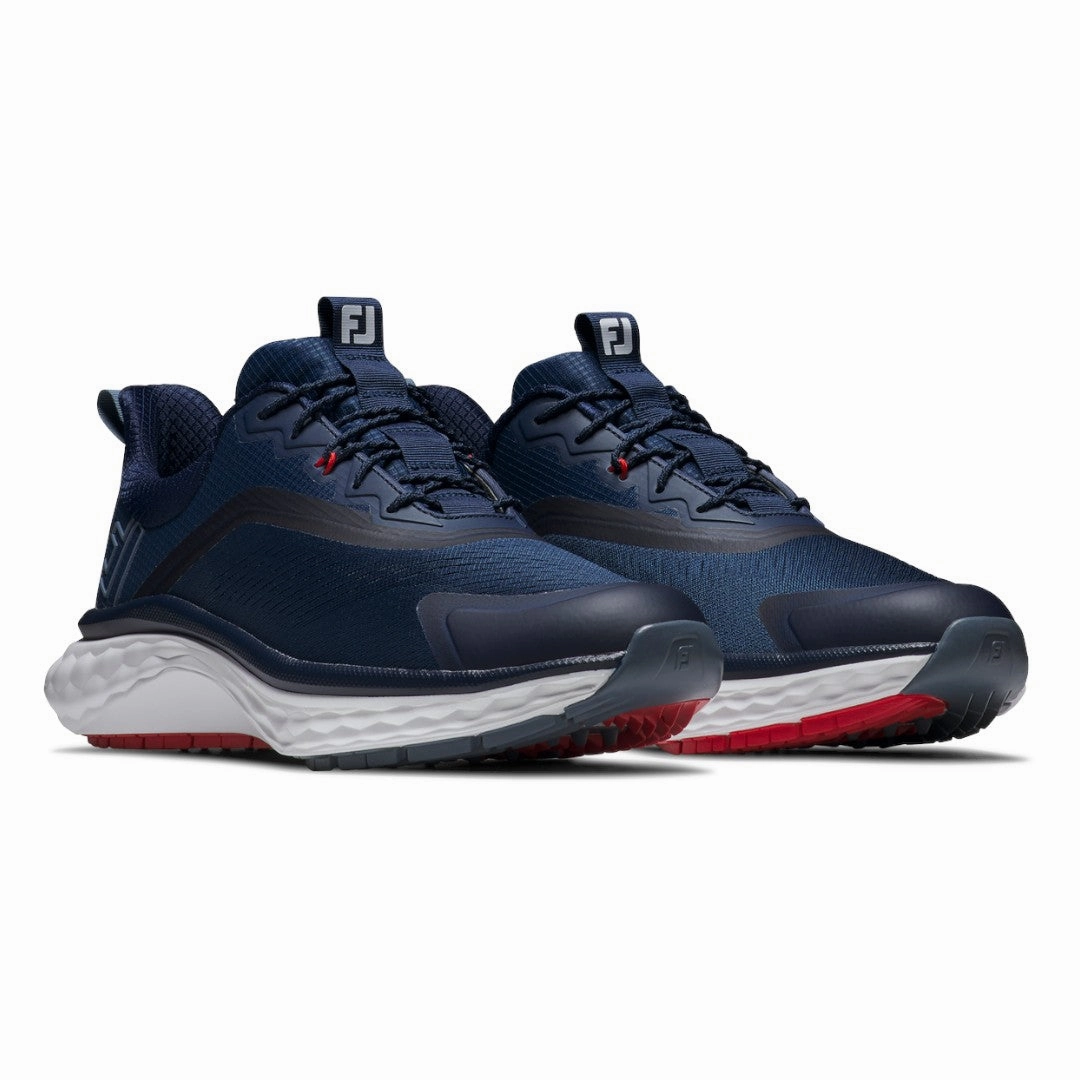 FootJoy Quantum Textile Golf Shoes 56995 Indoor Slip-Ons, Breathable Shoes, Flexible Outsole Sneakers