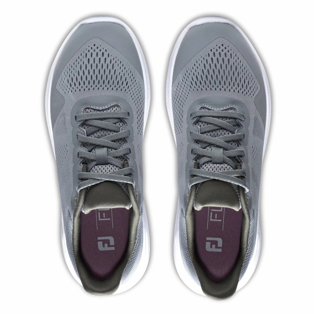 FootJoy Women's Flex Golf Shoes Grey/Purple 95766 (Previous Season Style) Slip Resistant Shoes, Cozy House Slippers, Lightweight Trail Shoes