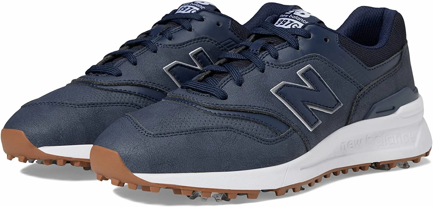 New Balance 997 Spiked Golf Shoes Smooth Finish Shoes