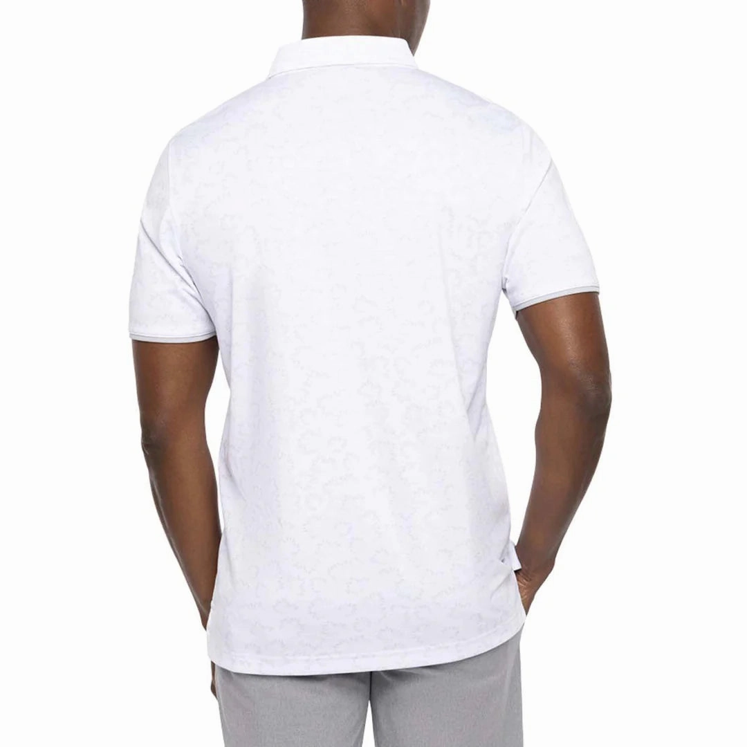 TRAVIS MATHEW ALWAYS CHILL POLO - WHITE Travis Mathew Men's Golf Apparel