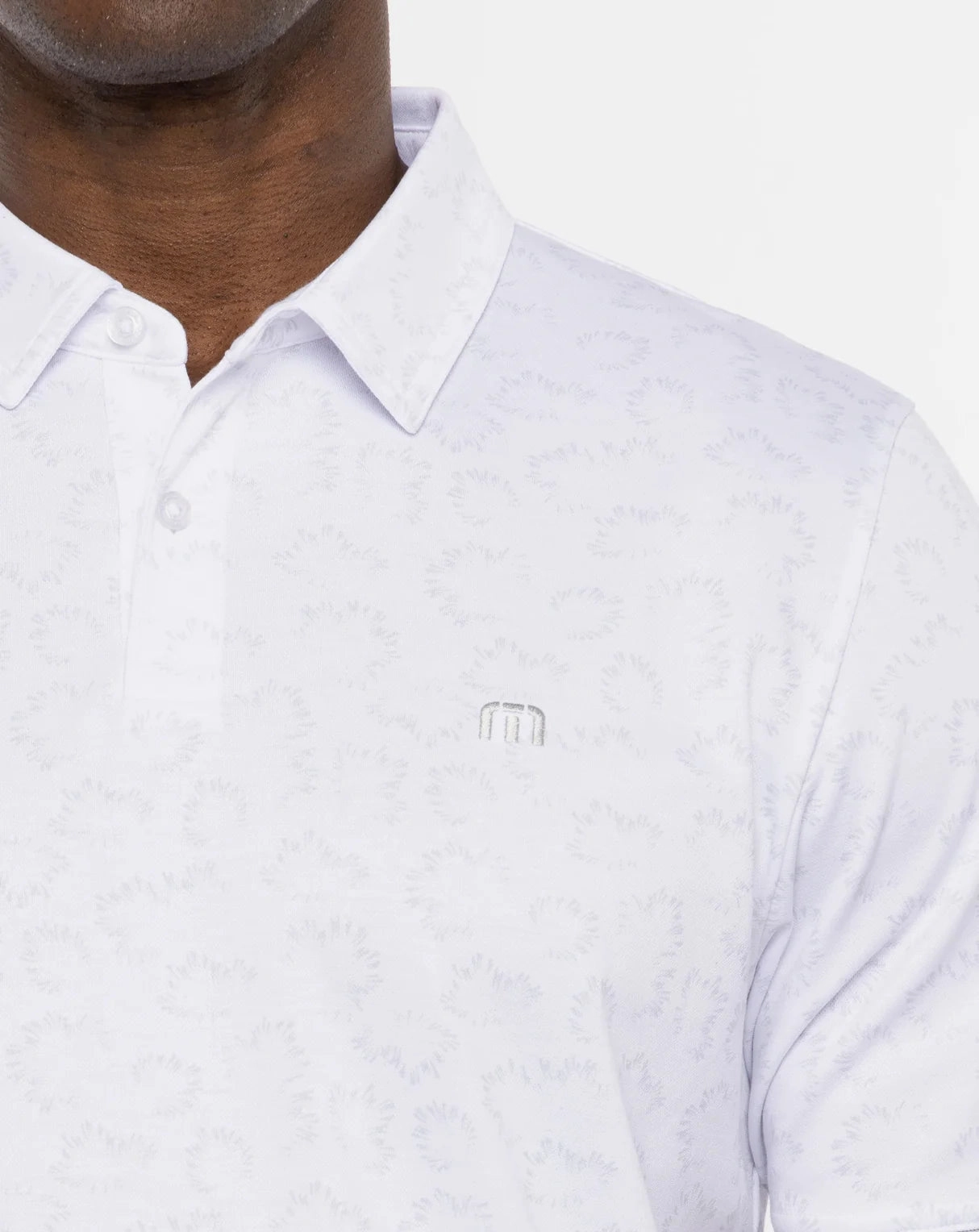 TRAVIS MATHEW ALWAYS CHILL POLO - WHITE Travis Mathew Men's Golf Apparel