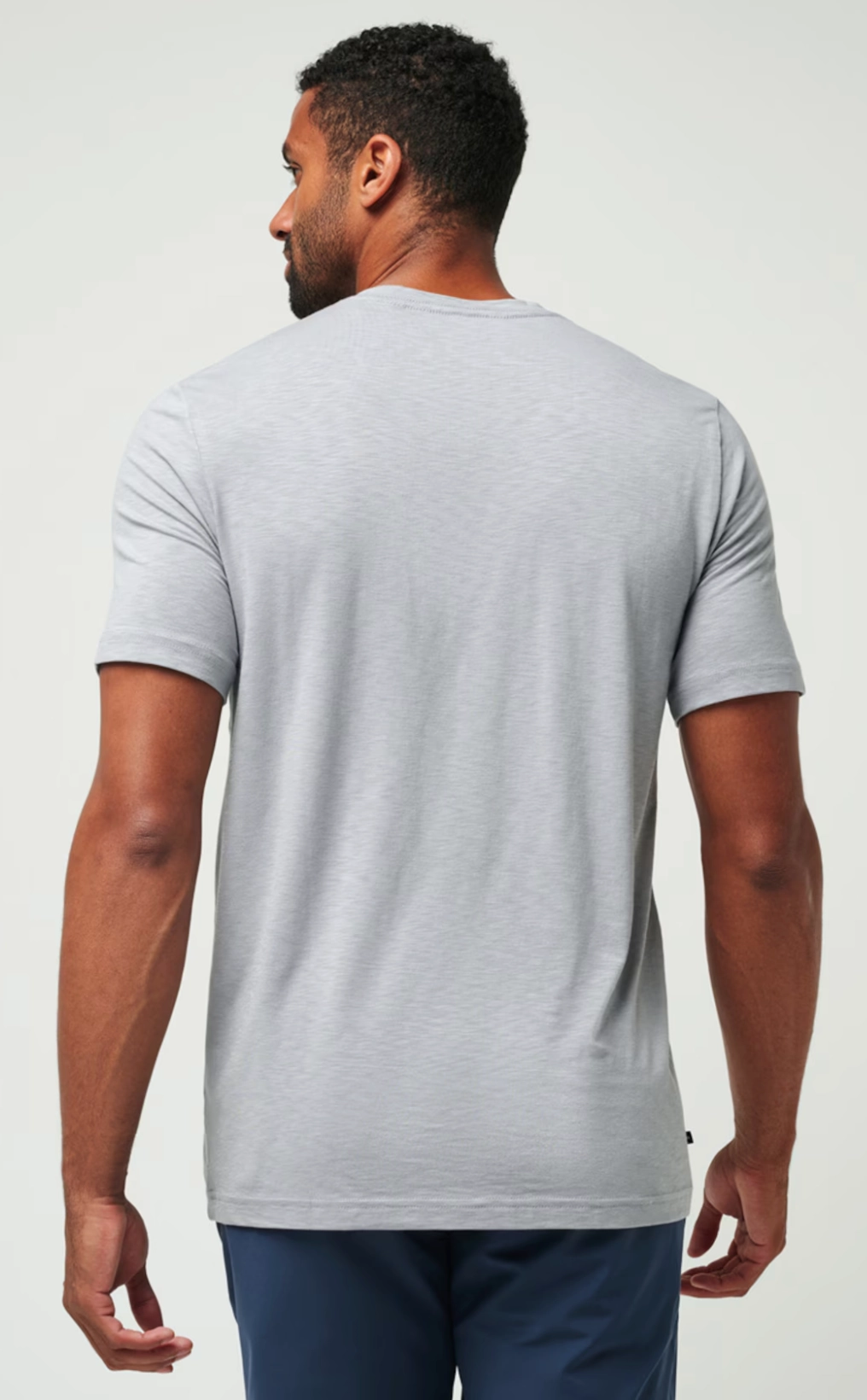 TRAVIS MATHEW CLOUD TEE T-SHIRT - SLEET Travis Mathew Men's Golf Apparel