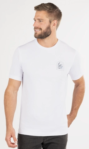 TRAVIS MATHEW DJ BOOTH T-SHIRT - WHITE Travis Mathew men's golf apparel