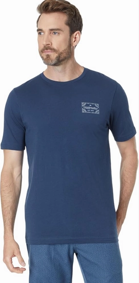 TRAVIS MATHEW JALAPENO T-SHIRT - DRESS BLUES Travis Mathew men's golf apparel