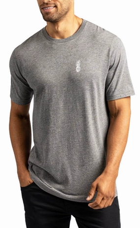 TRAVIS MATHEW LA PLAYA T-SHIRT - HEATHER QUIET SHADE Travis Mathew men's golf apparel