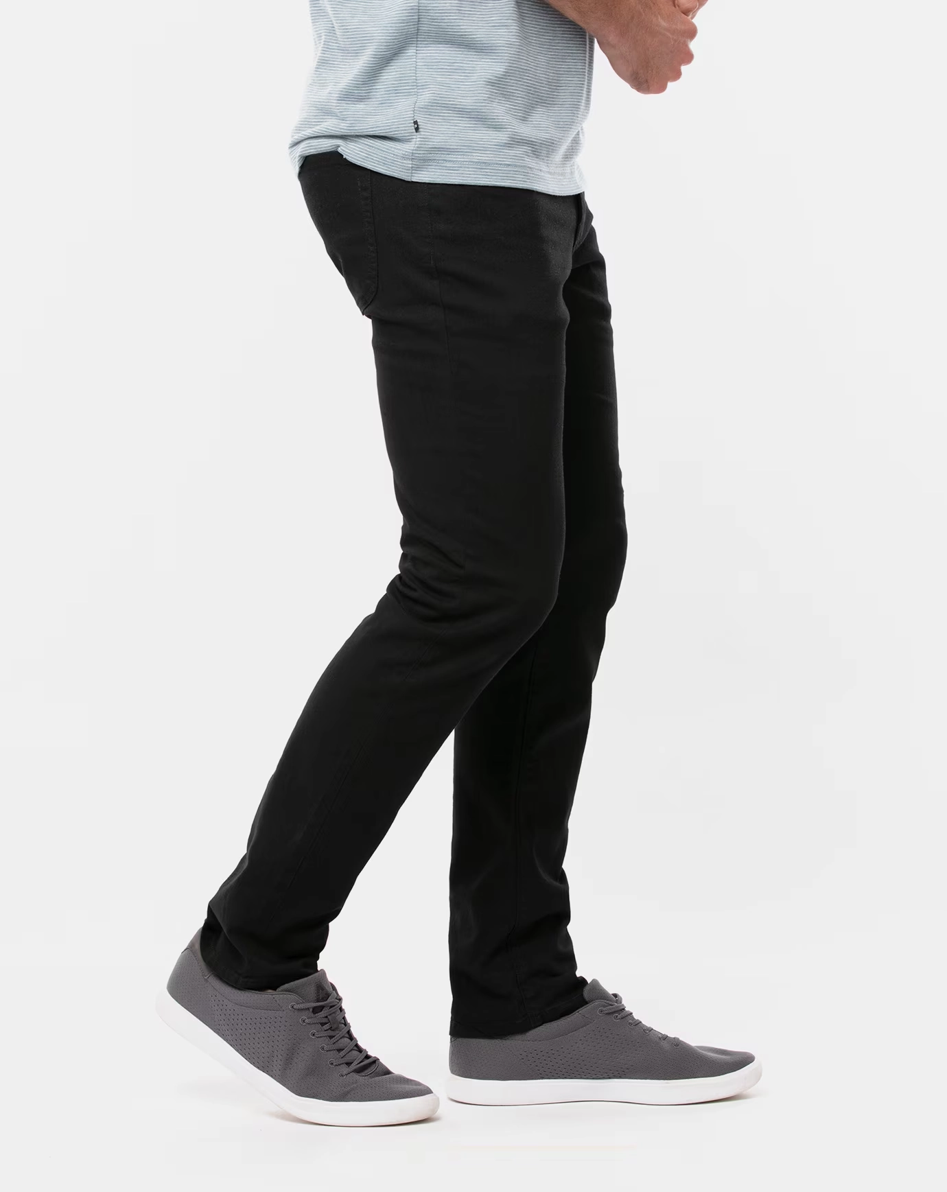 TRAVIS MATHEW MEN'S LEGACY 5 POCKET PANTS - BLACK Travis Mathew Men's Golf Apparel