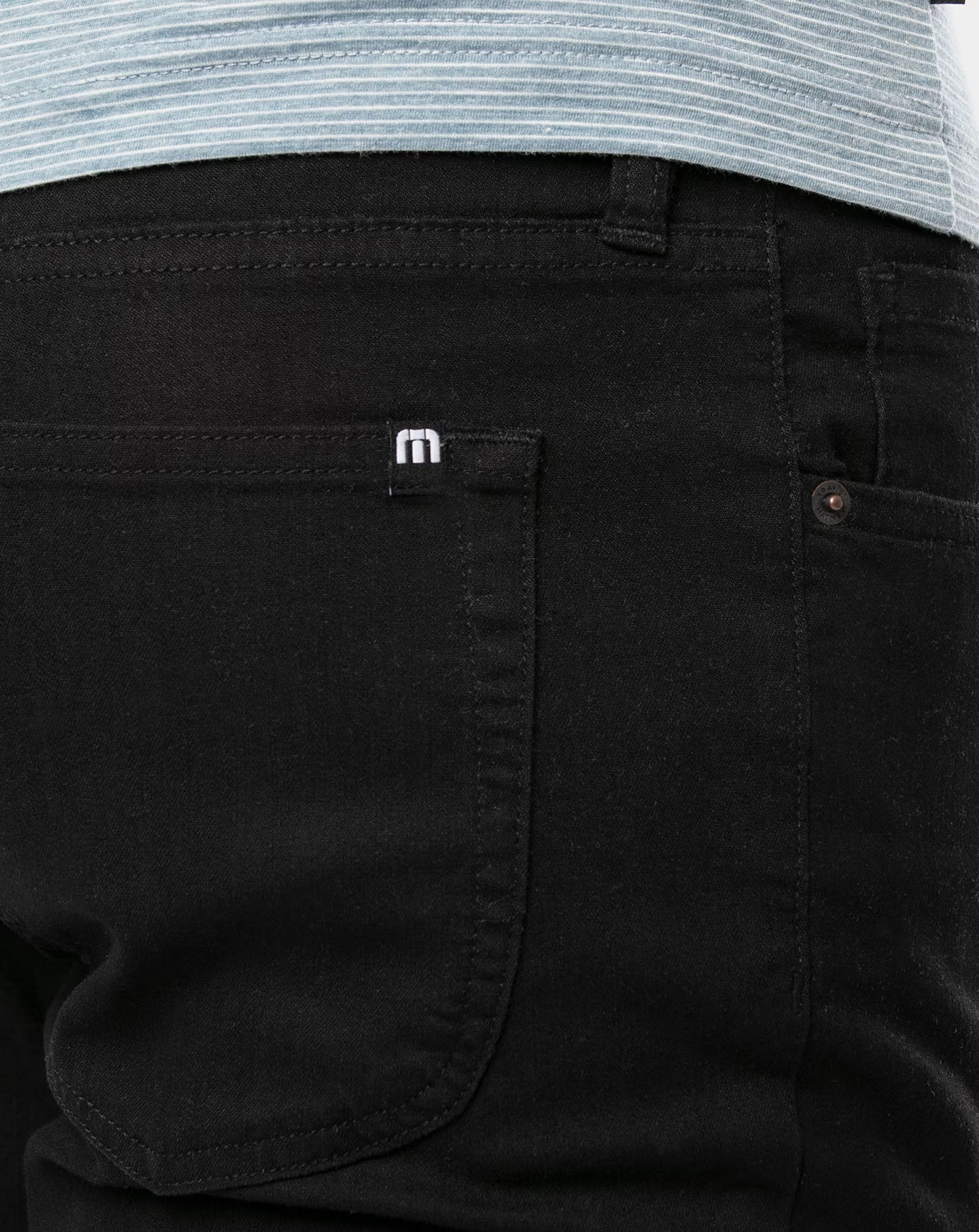 TRAVIS MATHEW MEN'S LEGACY 5 POCKET PANTS - BLACK Travis Mathew Men's Golf Apparel