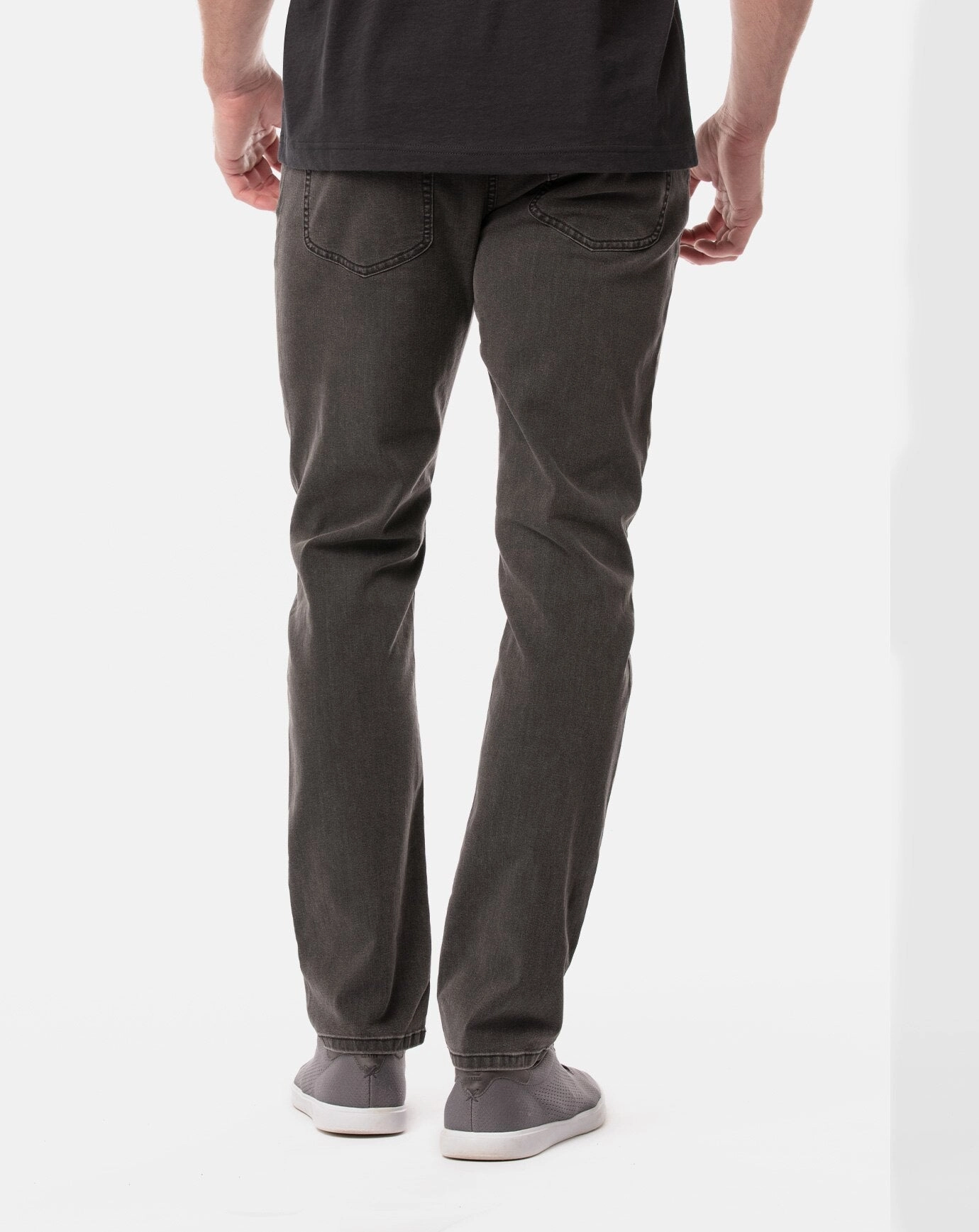 TRAVIS MATHEW MEN'S LEGACY  5 POCKET PANTS - VINTAGE CHARCOAL Travis Mathew Men's Golf Apparel