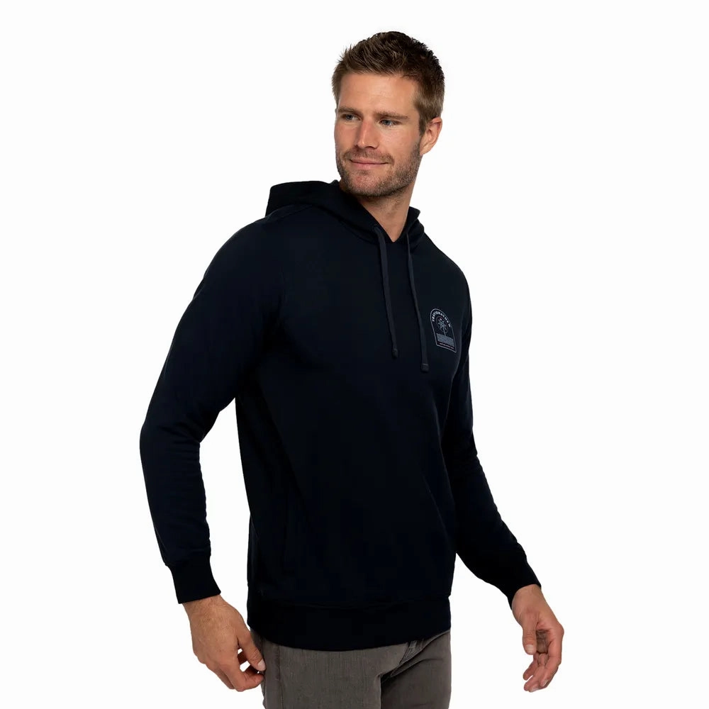 TRAVIS MATHEW MENS BASILICA PULLOVER - BLACK Travis Mathew Men's Golf Apparel