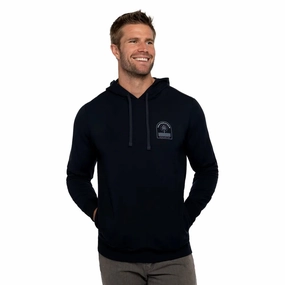 TRAVIS MATHEW MENS BASILICA PULLOVER - BLACK Travis Mathew men's golf apparel