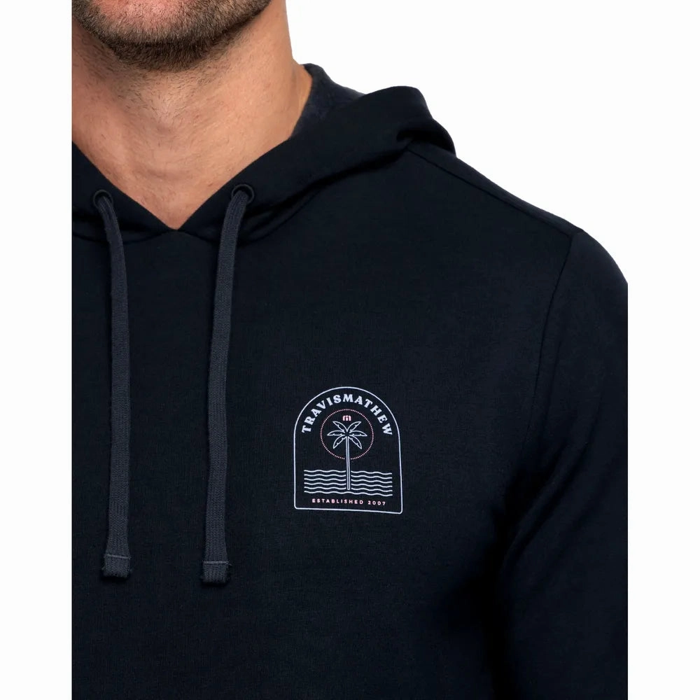 TRAVIS MATHEW MENS BASILICA PULLOVER - BLACK Travis Mathew Men's Golf Apparel