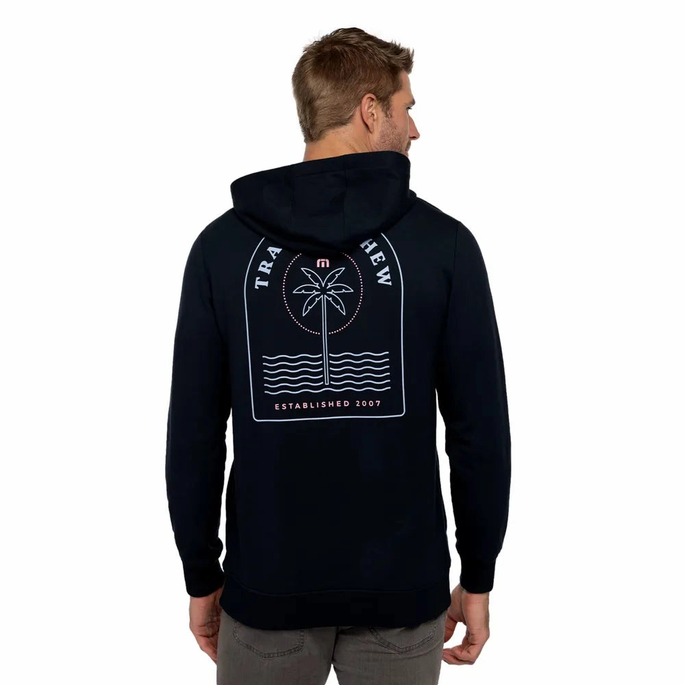 TRAVIS MATHEW MENS BASILICA PULLOVER - BLACK Travis Mathew Men's Golf Apparel