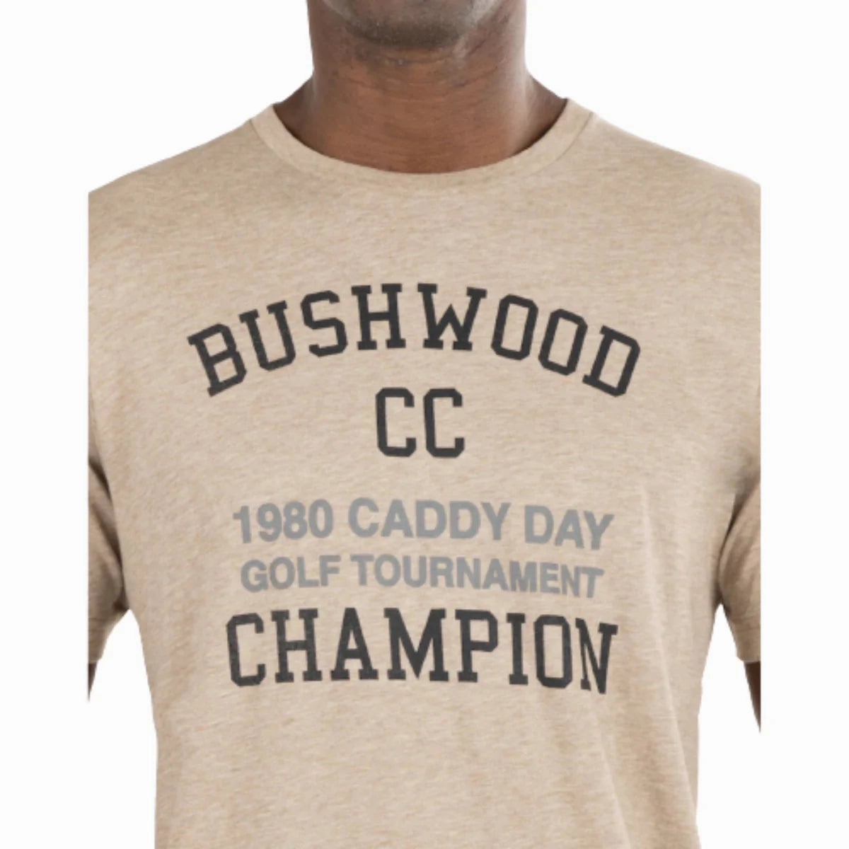 TRAVIS MATHEW MENS CADDY DAY T-SHIRT - HEATHER PORTABELLA Travis Mathew Men's Golf Apparel