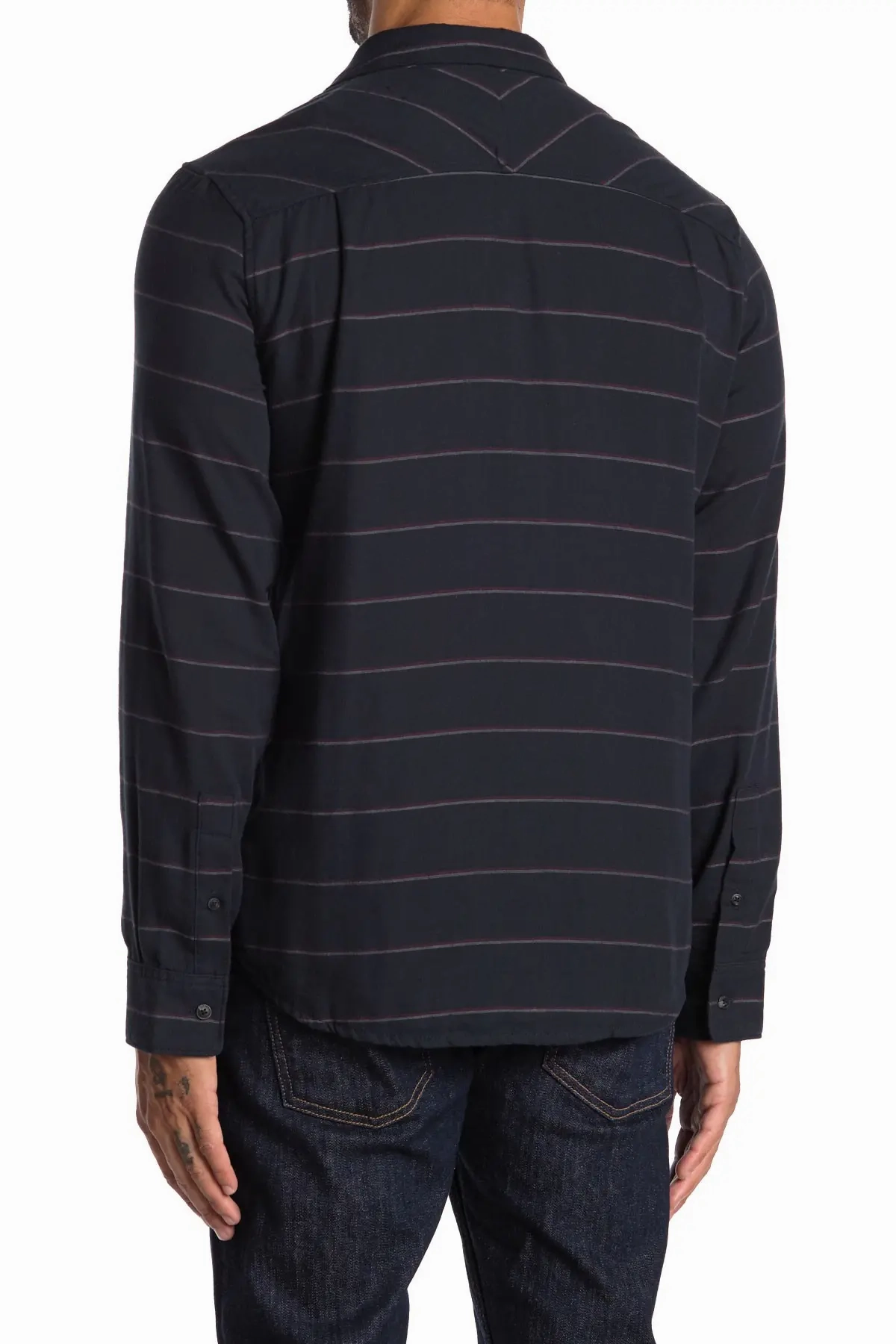 TRAVIS MATHEW MENS FOURTH WALL  Button Down Shirt - BLACK Travis Mathew Men's Golf Apparel