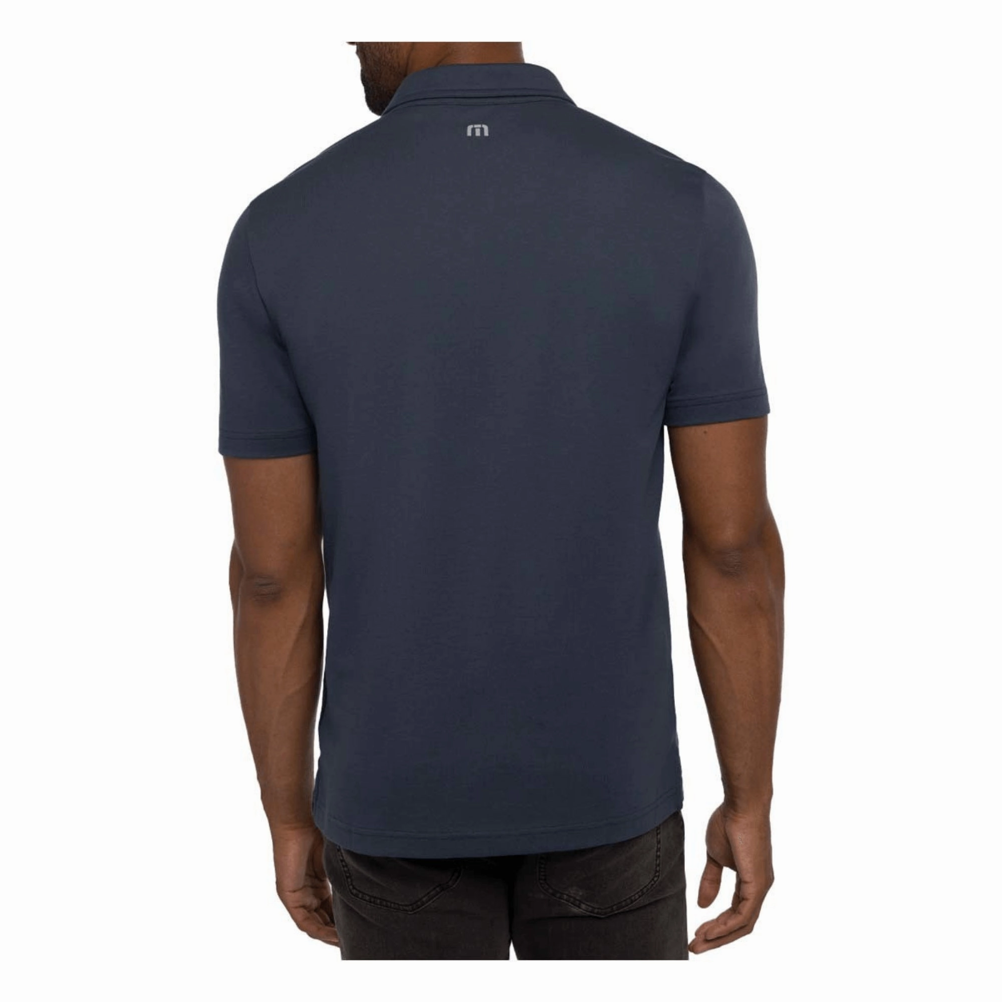 TRAVIS MATHEW MENS GAMBLIN MAN POLO - DRESS BLUES Travis Mathew Men's Golf Apparel