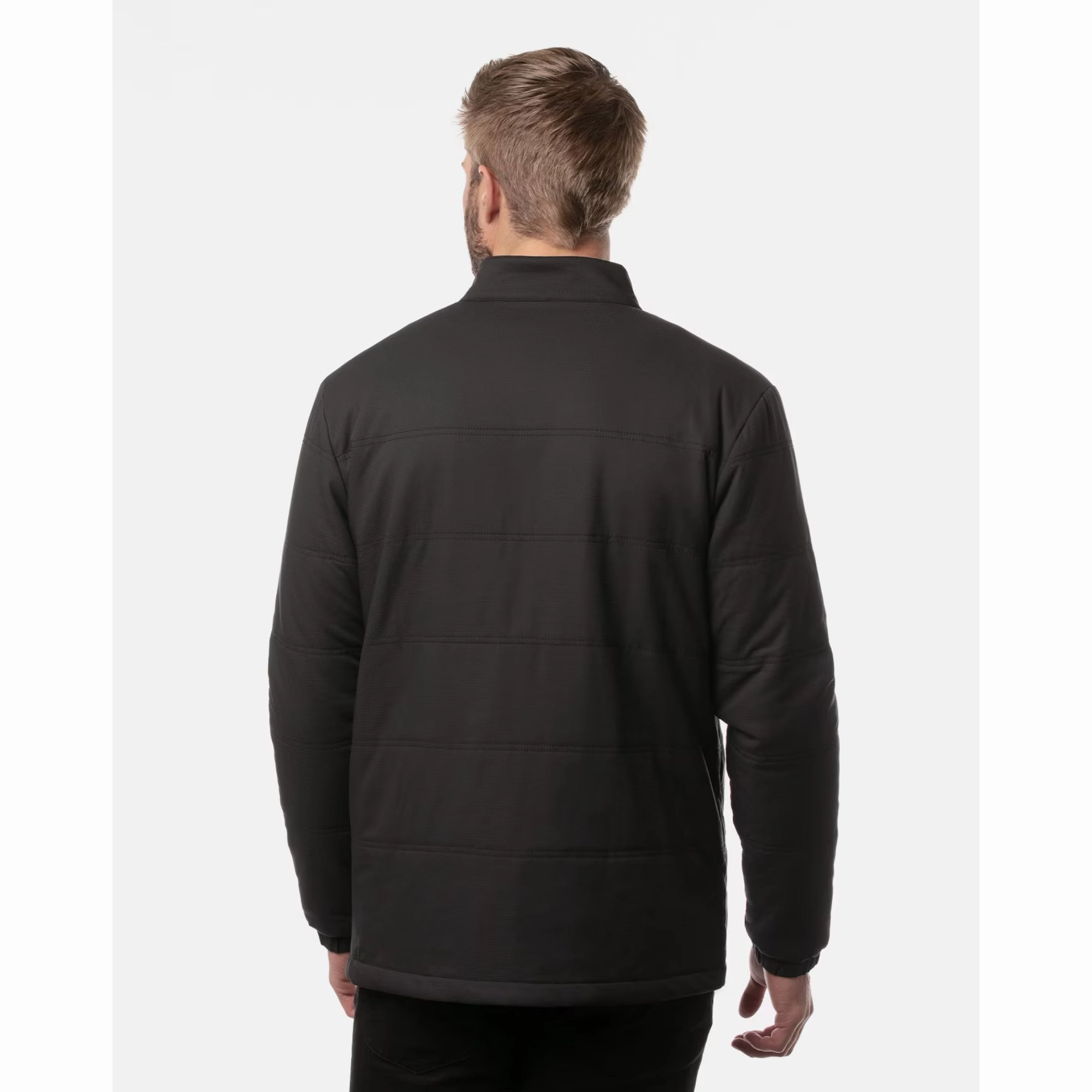 TRAVIS MATHEW MENS INTERLUDE PUFFER JACKET - BLACK Travis Mathew Men's Golf Apparel