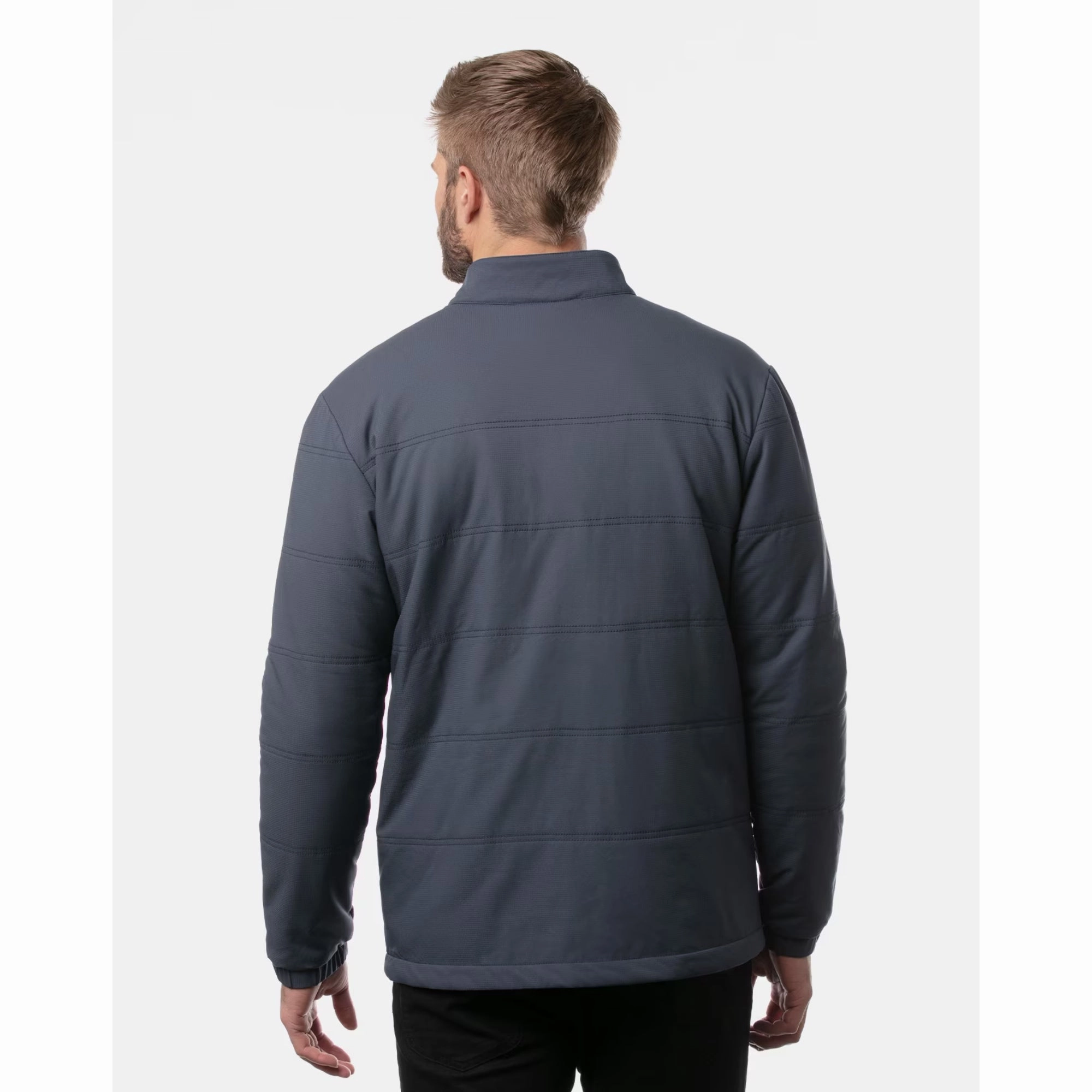 TRAVIS MATHEW MENS INTERLUDE PUFFER JACKET - MOOD INDIGO Travis Mathew Men's Golf Apparel