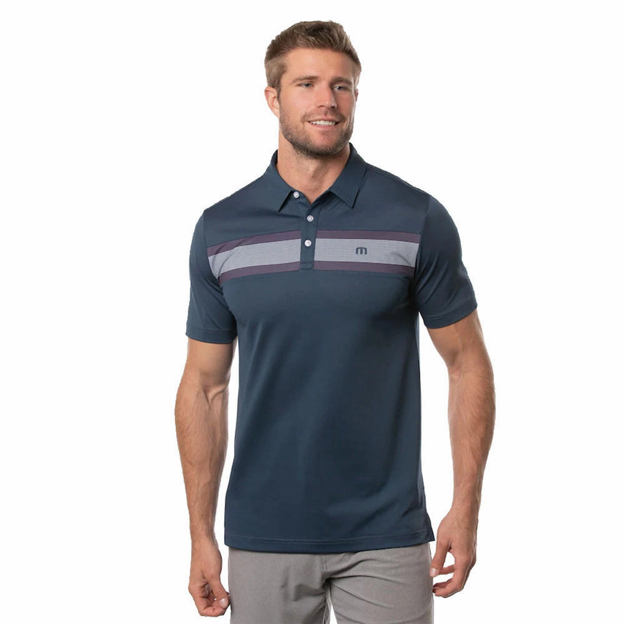 TRAVIS MATHEW MENS LAKE YOU A LOT POLO - INSIGNIA Travis Mathew Men's Golf Apparel