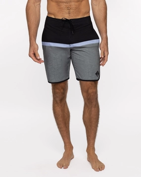 TRAVIS MATHEW MENS LEVEL FIVE HEAT SHORTS - BLACK Travis Mathew men's golf apparel