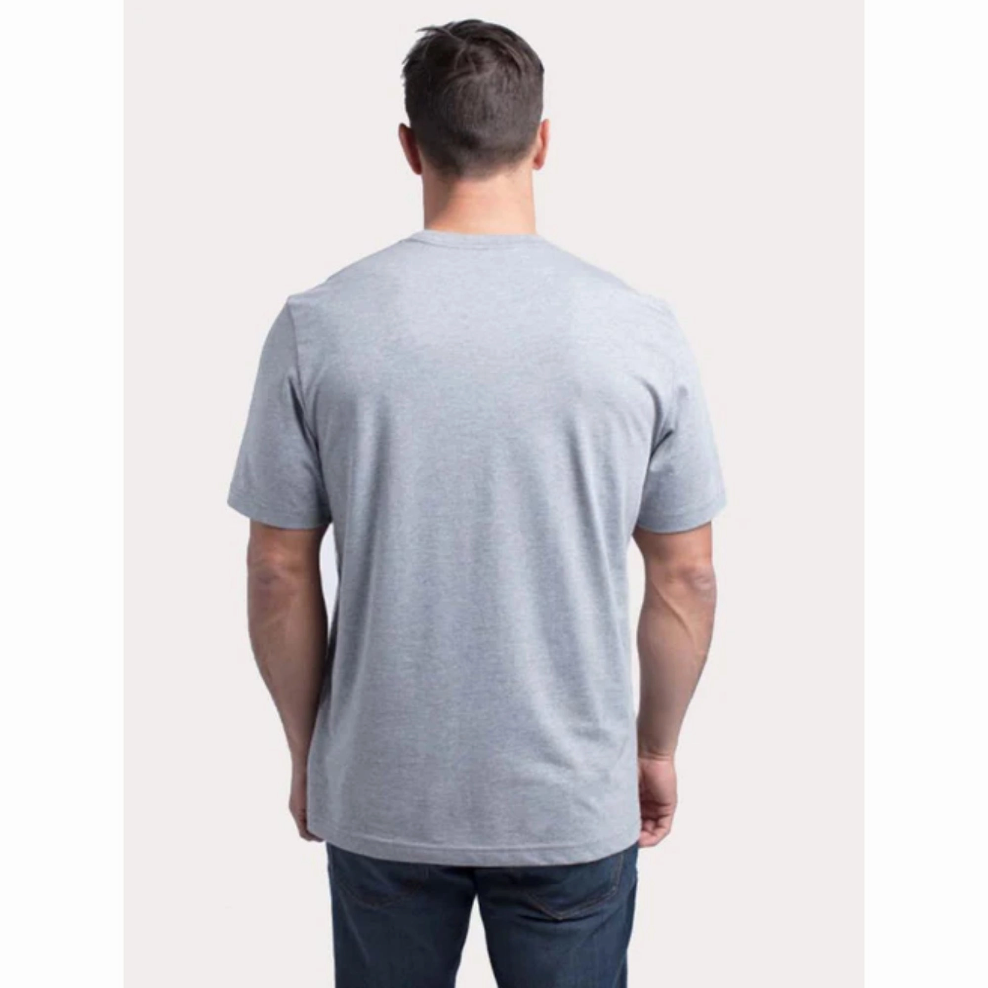TRAVIS MATHEW MENS MY HERO T-SHIRT - HEATHER GREY Travis Mathew Men's Golf Apparel