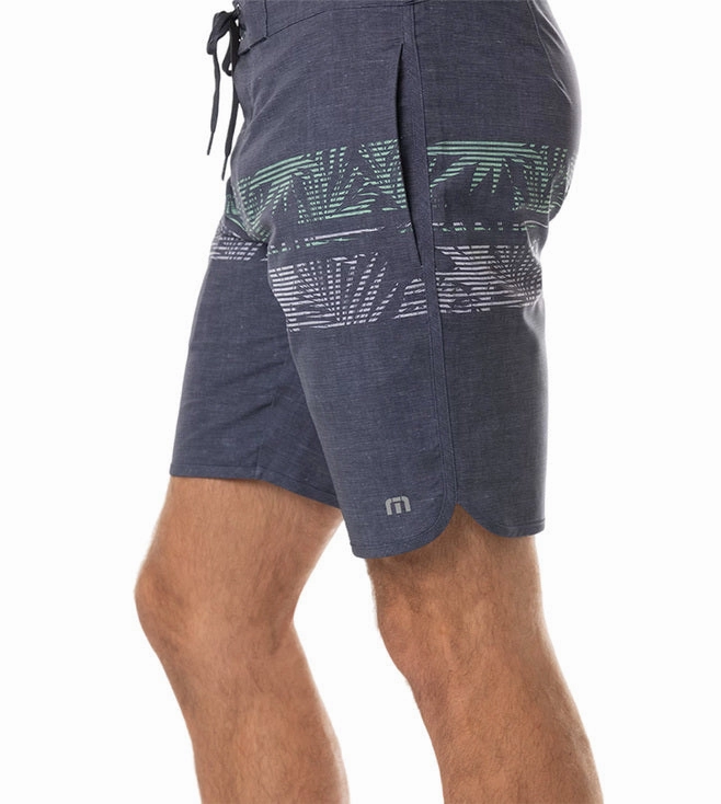 TRAVIS MATHEW MENS PARKED THE SHARK BOARDSHORT - HEATHER INSIGNIA Travis Mathew Men's Golf Apparel