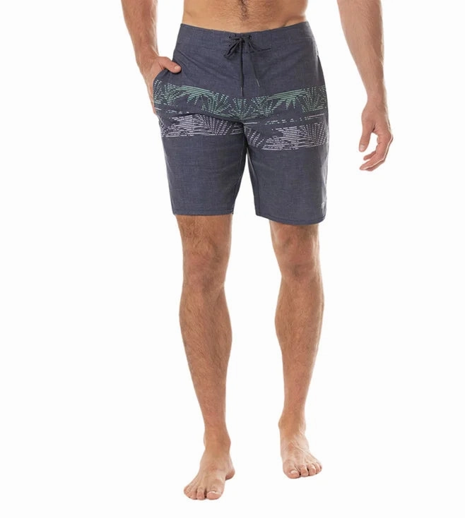 TRAVIS MATHEW MENS PARKED THE SHARK BOARDSHORT - HEATHER INSIGNIA Travis Mathew men's golf apparel