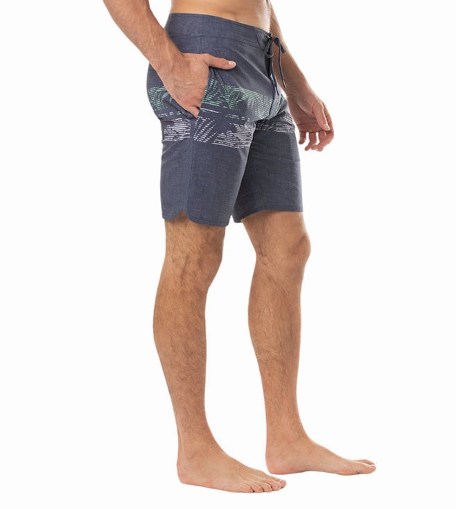 TRAVIS MATHEW MENS PARKED THE SHARK BOARDSHORT - HEATHER INSIGNIA Travis Mathew Men's Golf Apparel