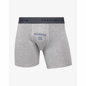 TRAVIS MATHEW MENS SO FAR SO GOOD BOXER - HEATHER GREY Travis Mathew men's golf apparel