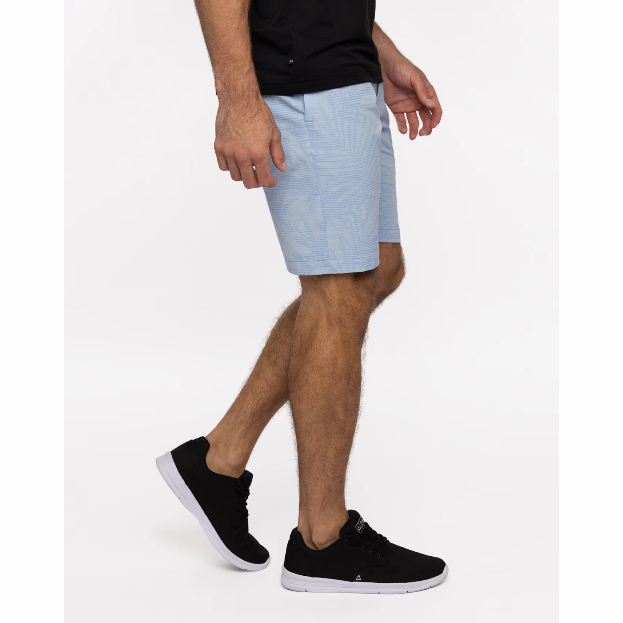 TRAVIS MATHEW MENS STREET ART SHORT - HEATHER BEL AIR BLUE Travis Mathew Men's Golf Apparel