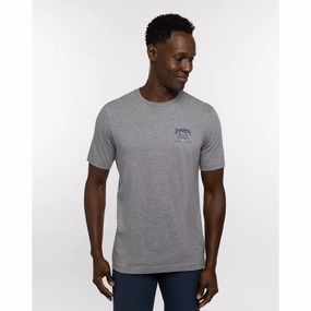TRAVIS MATHEW MENS TACO BOUT IT T-SHIRT - HEATHER GREY Travis Mathew men's golf apparel